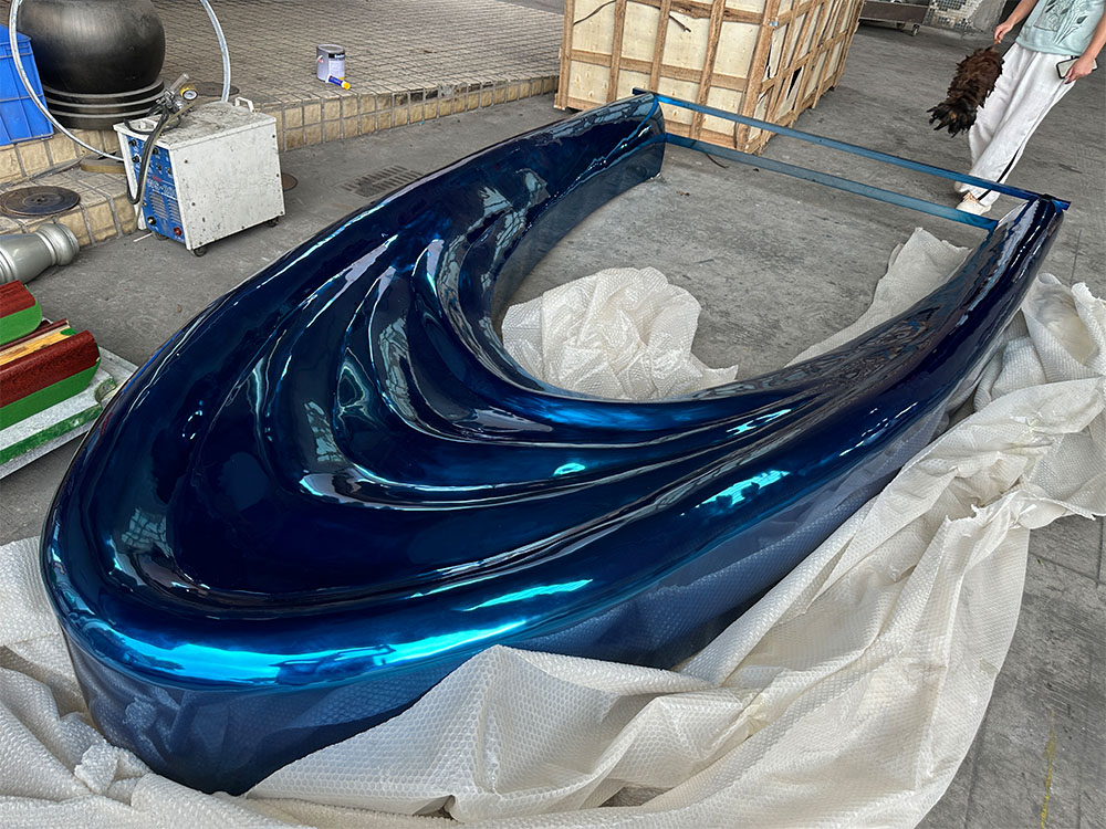 彩色异形不锈钢拱门